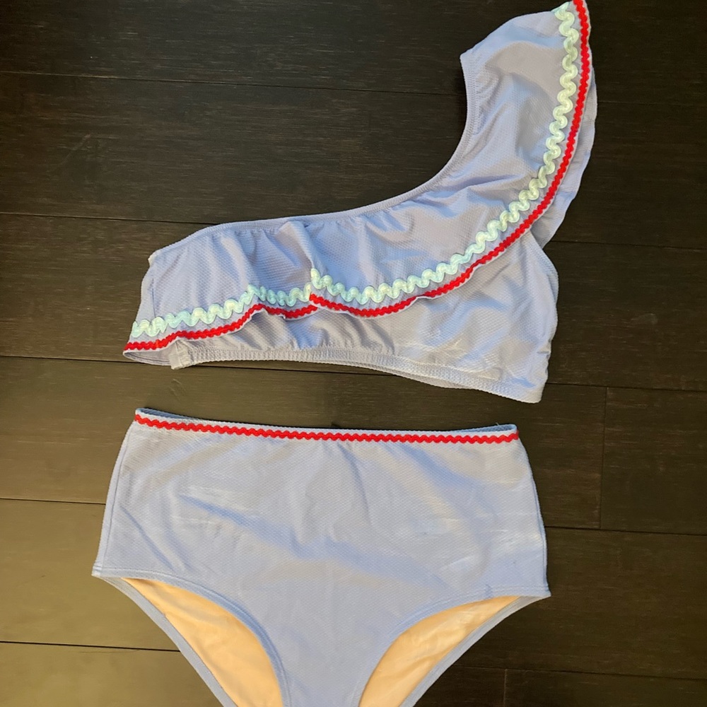 J Crew two piece swim- size medium